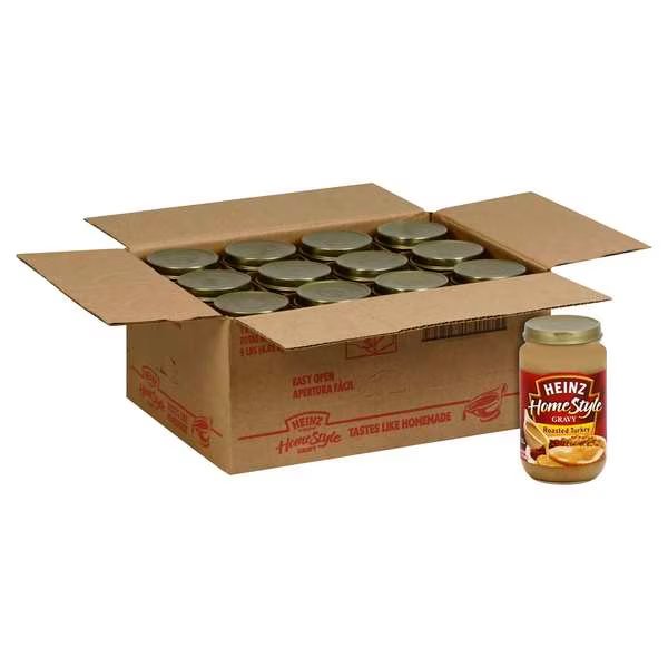 Heinz Homestyle Turkey Gravy 12 oz. Jar, PK12, Heinz, Mfr#: 78004832